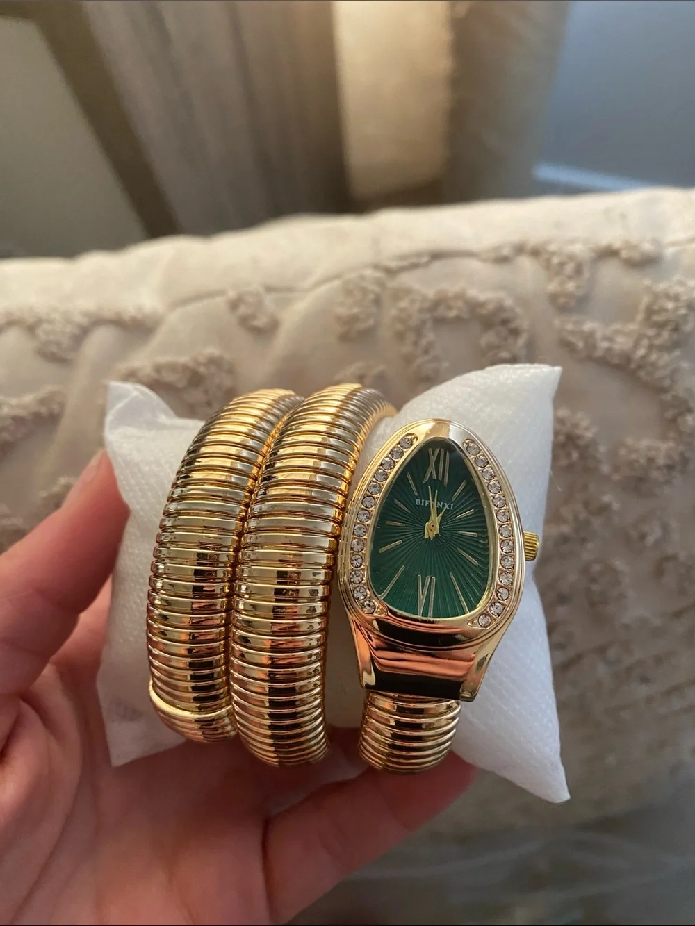 Gold-Tone Women's Bracelets, Earrings, watch set/NWOT